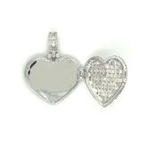 Diamond Memory Locket Pendant - White Carat - USA & Canada